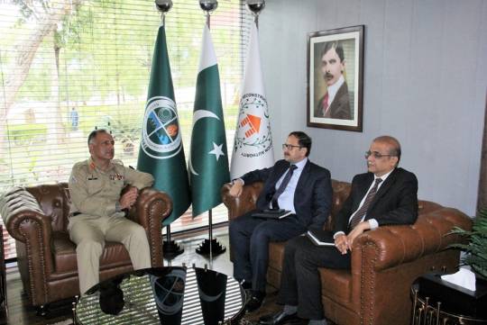 03-4-2023, Islamabad: Mr. Bilal Anwar, CEO NDRMF, called on Chairman NDMA Lt. General Inam Haider Malik at NDMA HQs.